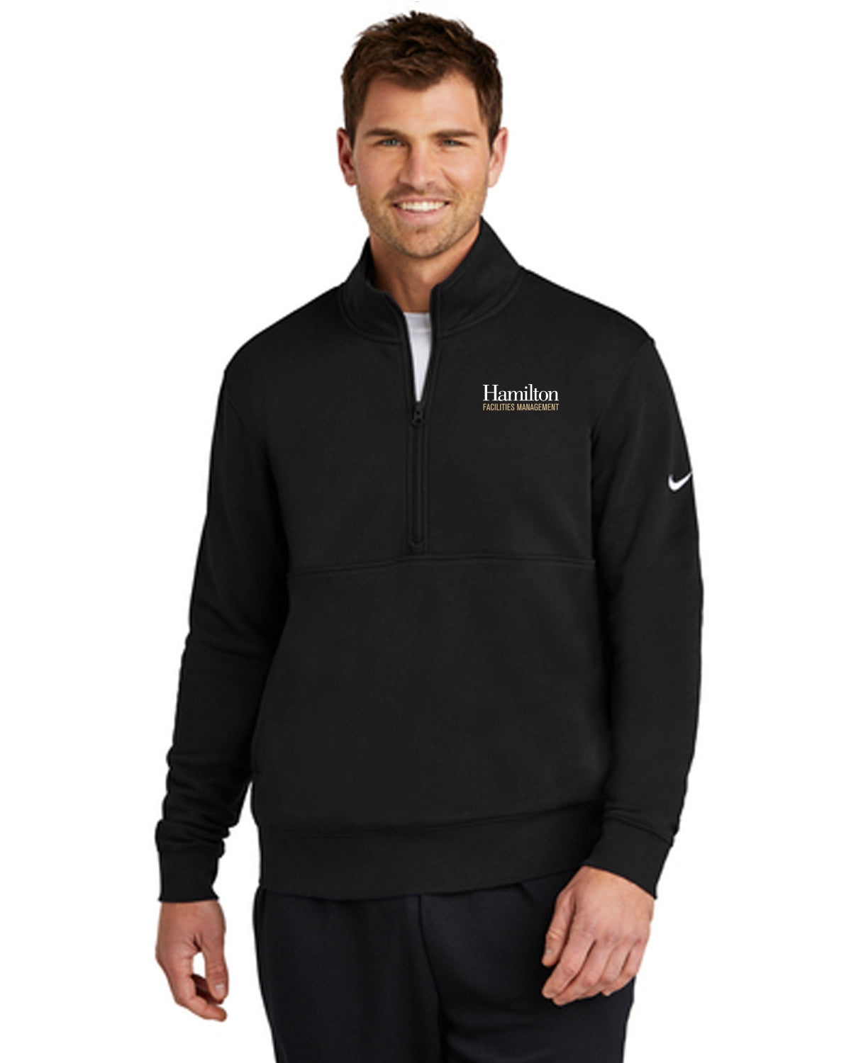 Nike 1/2 Zip Sweatshirt - Black
