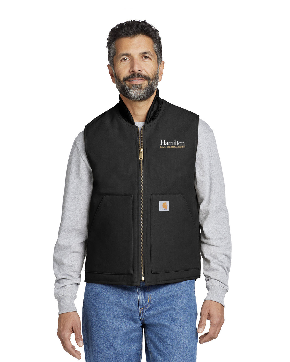 Adult Carhartt ® Duck Vest - Black