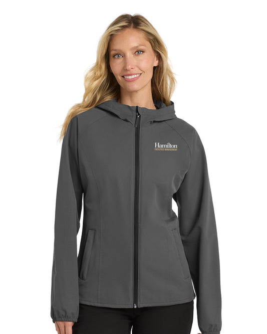 Womens Rain Jacket - Gray