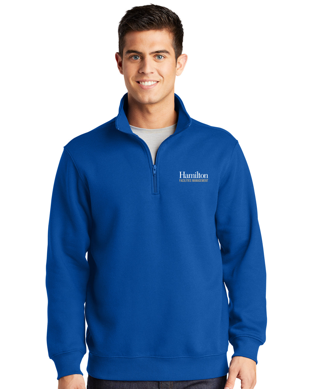 1/4 Zip Sweatshirt - Royal