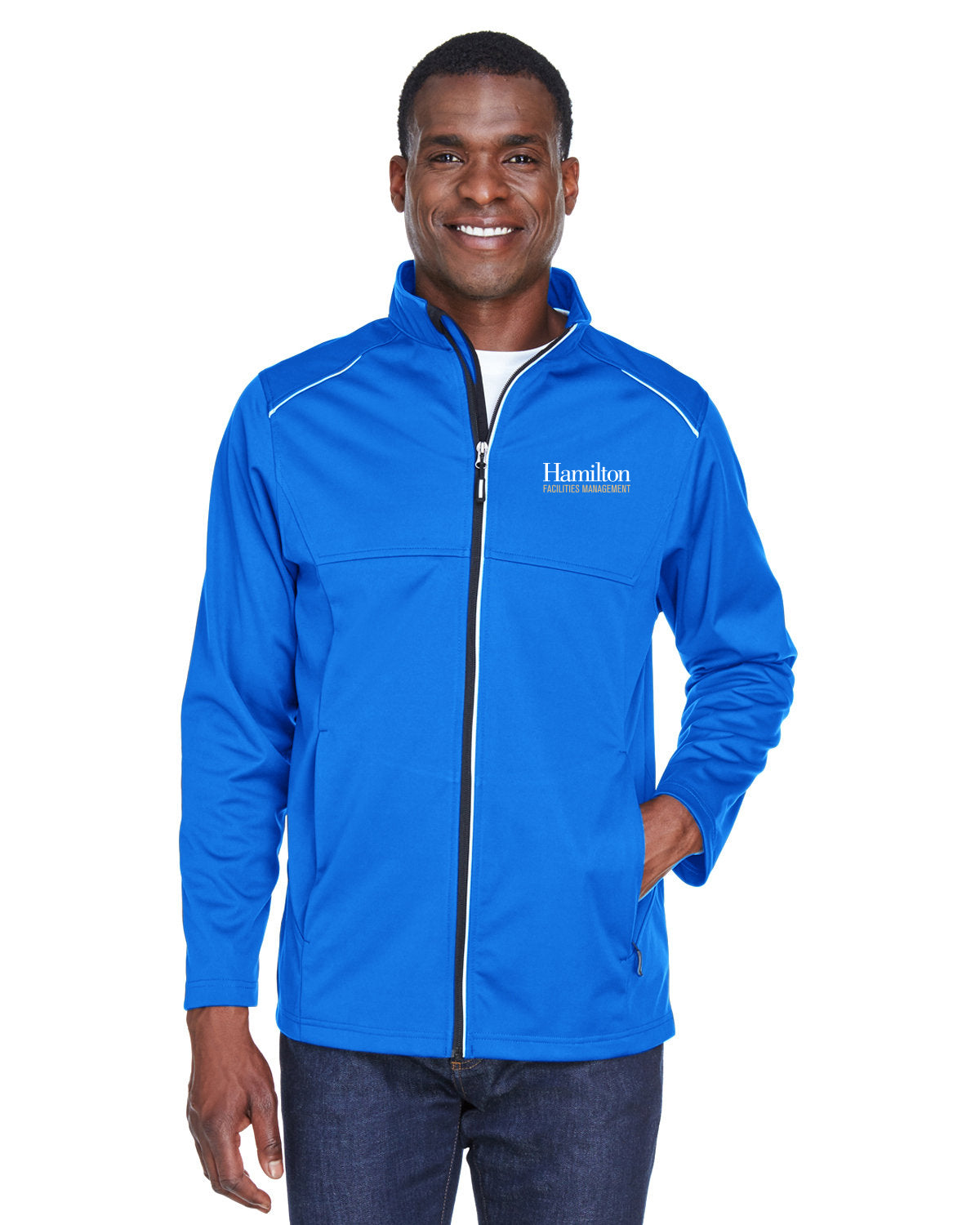 Adult Techno Lite Three-Layer Knit Tech-Shell - Royal