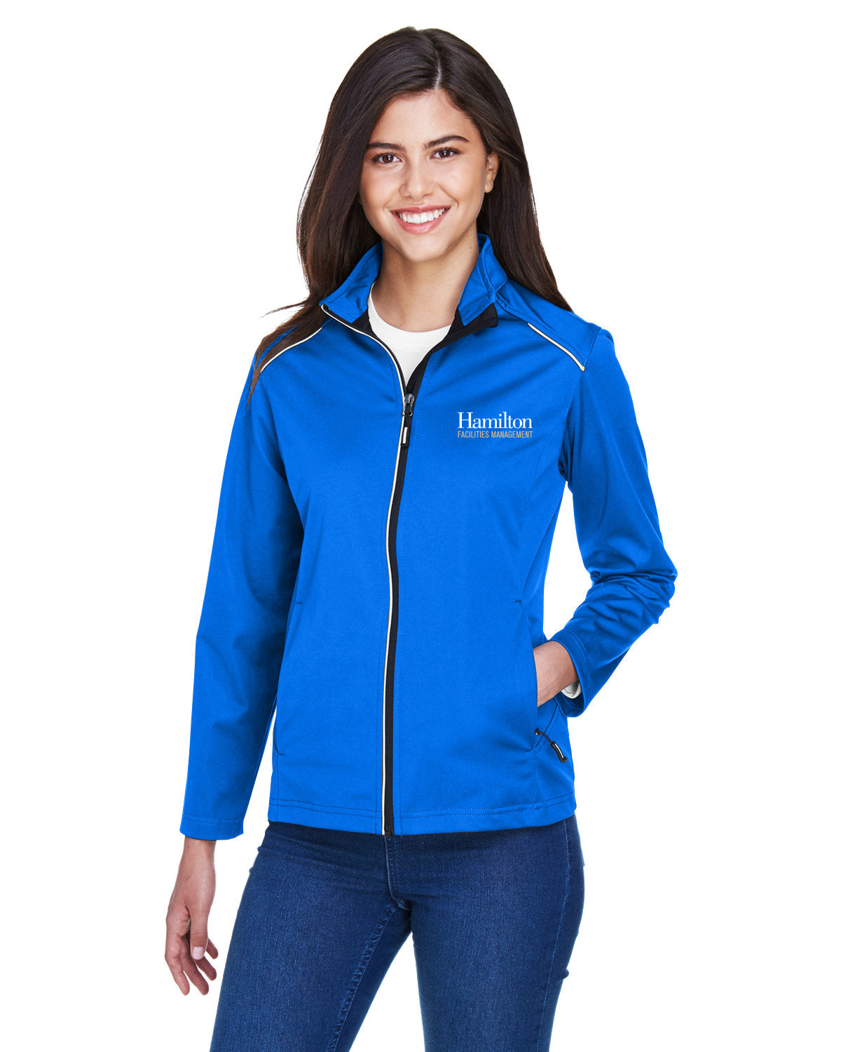 Ladies Techno Lite Three-Layer Knit Tech-Shell - Royal