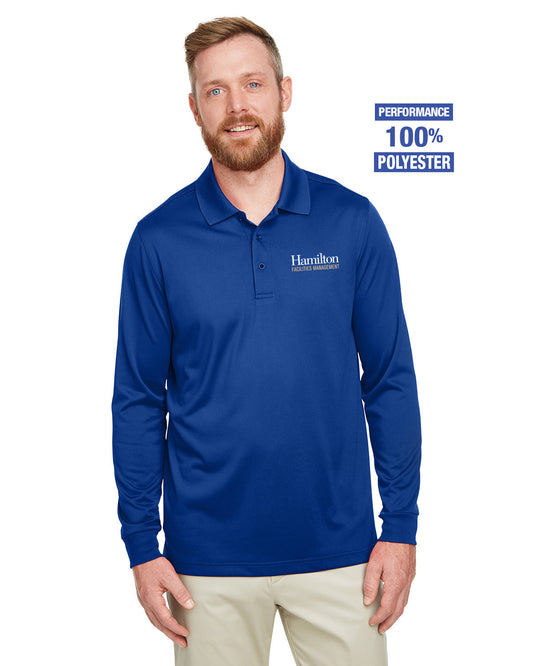 Adult Long Sleeved Polo - Royal