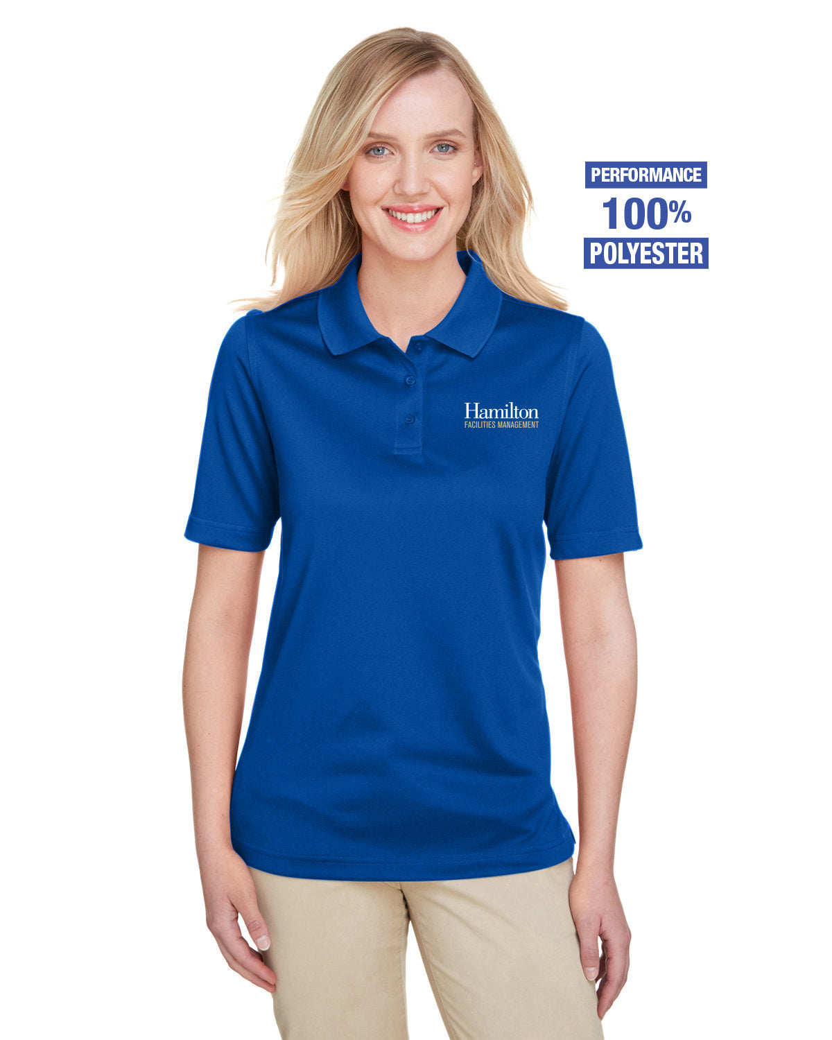 Ladies Short Sleeved Polo - Royal