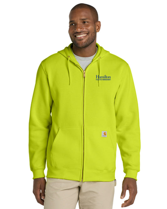 Carhartt ® Midweight Hooded Zip-Front Sweatshirt -Safety Green