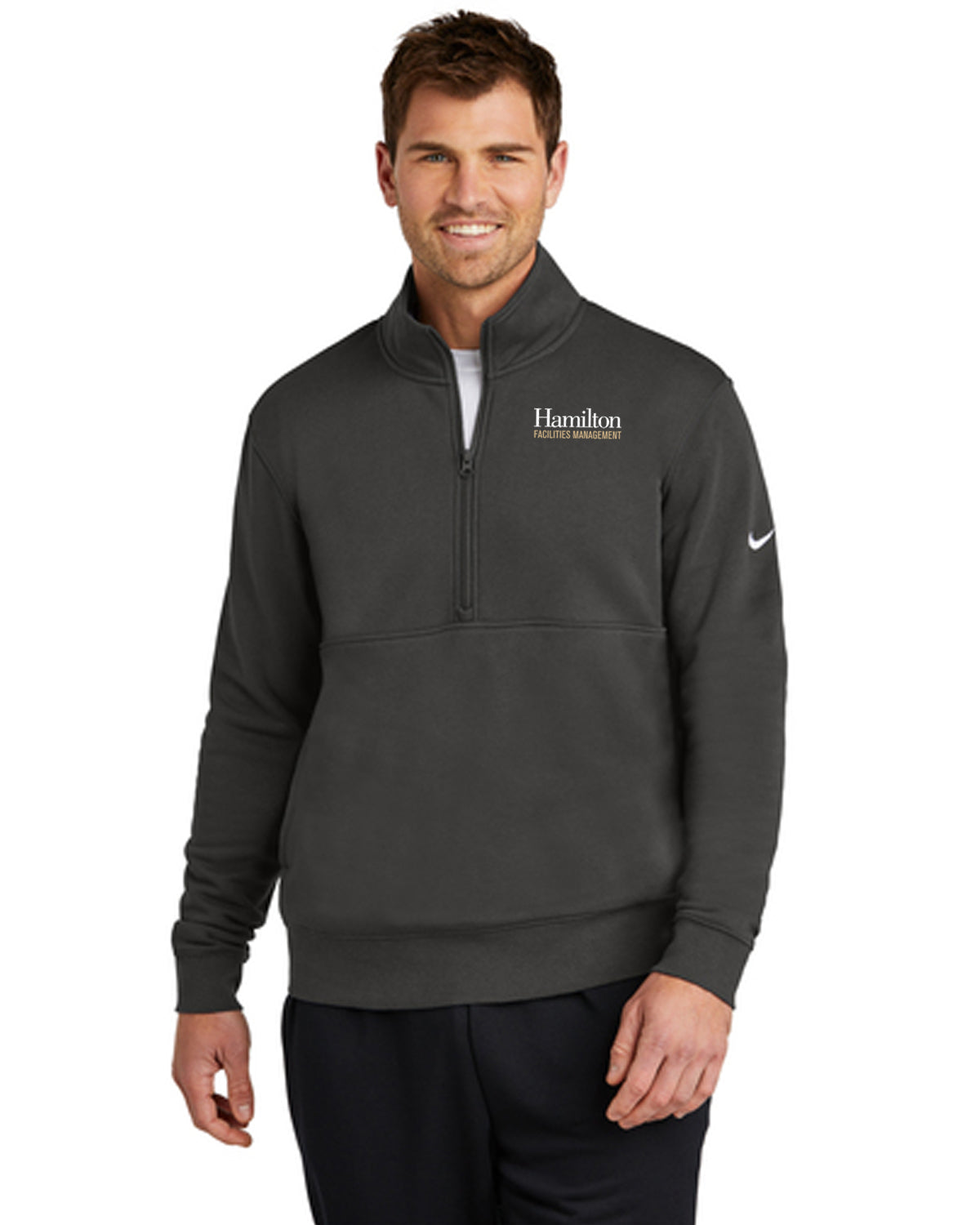 Nike 1/2 Zip Sweatshirt - Gray