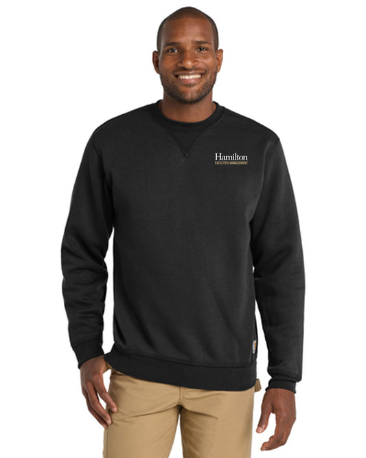 Adult Carhartt Midweight Crewneck Sweatshirt - Black