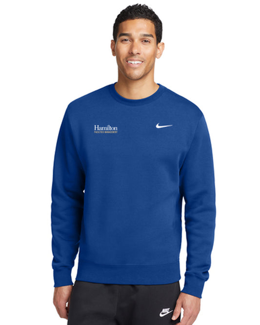 Adult Nike Club Fleece Crewneck Sweatshirt - Royal