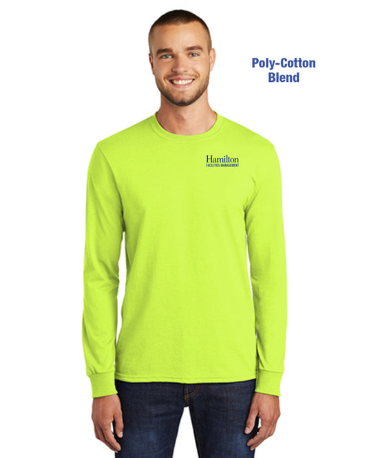 Adult - Blend Long Sleeve T-shirt - Safety Green