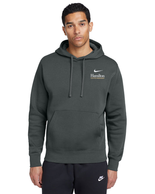 Nike Club Fleece Pullover Hoodie Sweatshirt - gray