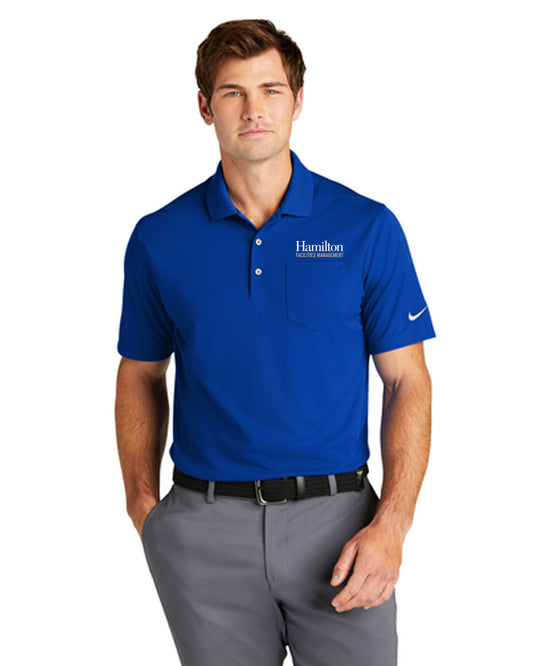 Adult Nike Dri-FIT Micro Pique 2.0 Pocket Polo - Royal