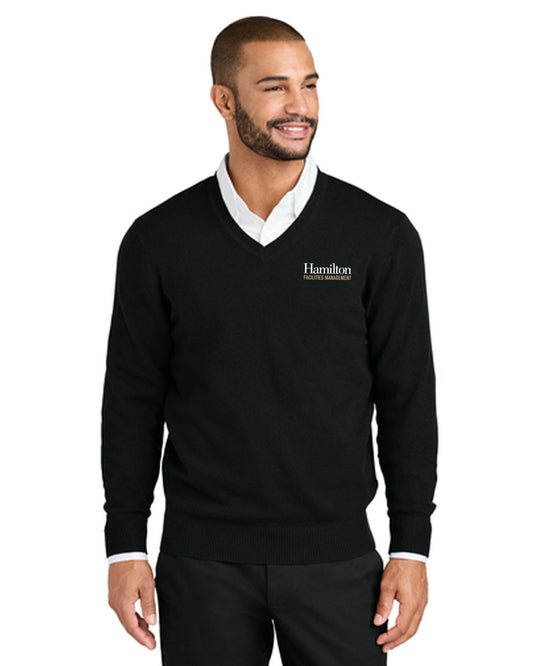 Adult - V-neck Sweater - Black