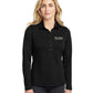 Womens Nike Women's Long Sleeve Dri-FIT Stretch Tech Polo - Black