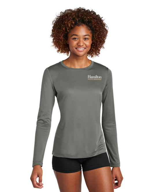 Womens - Posi-UV Dry-Fit Long Sleeve T-shirt - Gray