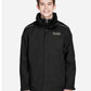 Adult 3-in-1 Jacket with Fleece Liner - Black