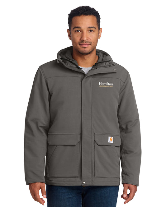 Carhartt® Super Dux™ Insulated Hooded Coat  - Gray