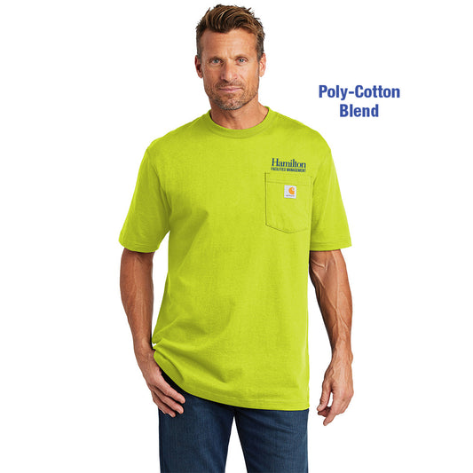 Adult - Carhartt Pocket T-shirt - Lime