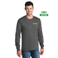 Adult - Cotton Long Sleeve T-shirt - Charcoal
