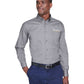 Easy Blend Long-Sleeve Twill Button Down Shirt - Dark Gray